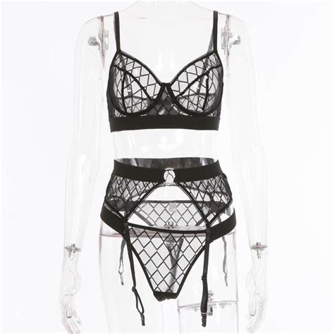 Sexy Lace Lingerie Garter Pcs Set Reflex Garments