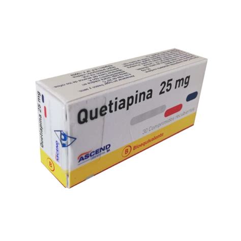 Quetiapina 25 Mg Be X 30 Comprimidos Farmatica