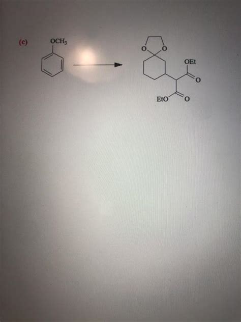 Solved Show How You Would Carry Out The Following Synthesis Chegg