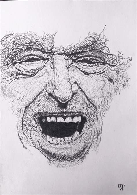 Drawing Charles Bukowski - UPPER PLAYGROUND