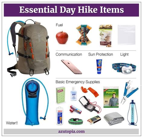 How To Pack A Hiking Backpack For A Day Hike Checklist Hiking