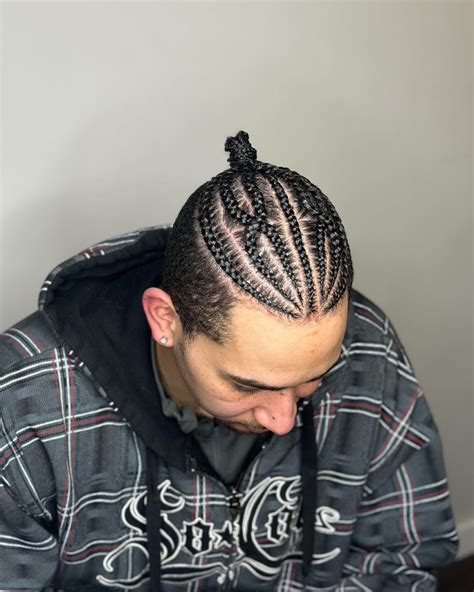 Stylish Braids for Black Men: Feedin, Stitch, and Mohawk Designs