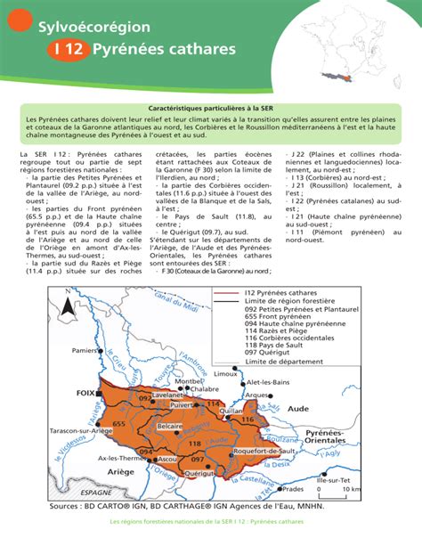 I Pyr N Es Cathares Inventaire Forestier National