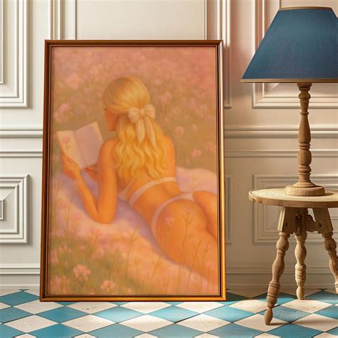 Sexy Naked Woman Poster Etsy