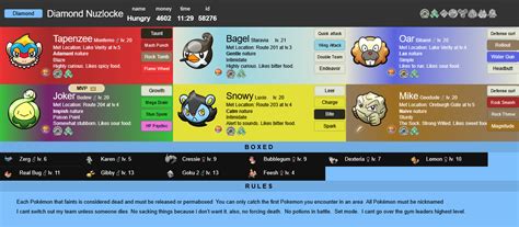 Bagel the lawn mower Shaggus and his Pokémon Diamond Hardcore nuzlocke