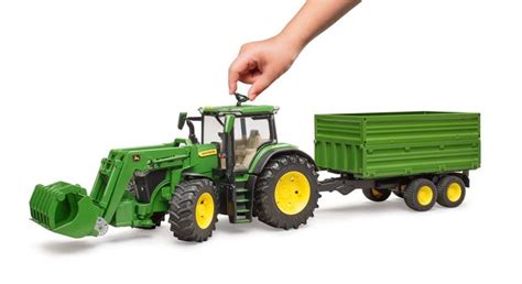 Bruder Traktor Z Przyczep John Deere Zestaw Zabawki