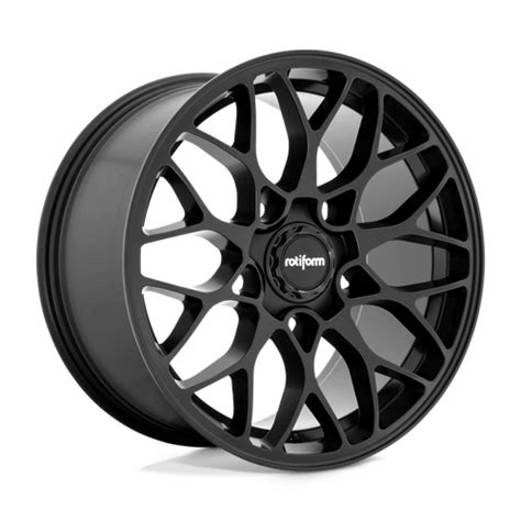 Rotiform R Matte Black Tires And Wheels