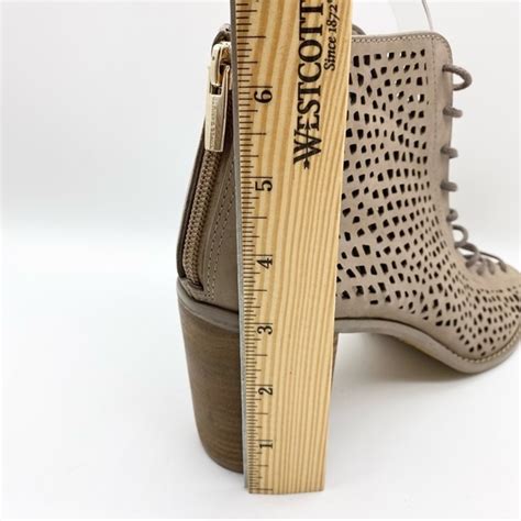 Vince Camuto Shoes Newvince Camutotaupe Tan Leather Laser Cut