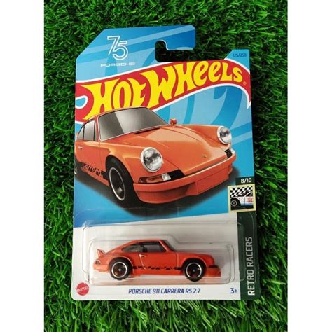 Jual Hot Wheels PORSCHE 911 CARRERA RS 2 7 ORANGE Shopee Indonesia