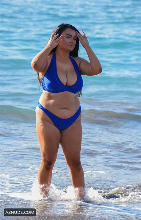 Faith Mullen Sexy In A Blue Bikini While On Holiday In Tenerife AZNude