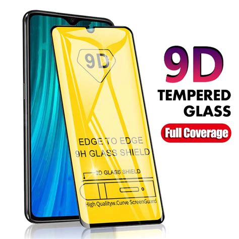 9D закаленное стекло для Xiaomi Redmi Note 8 Pro 3D Защитное стекло для ...