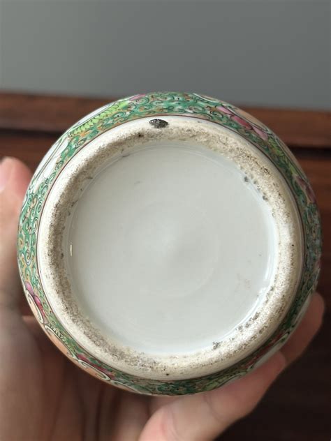 A Chinese Canton Famille Rose Basin And A Pair Of Vases With Narrative