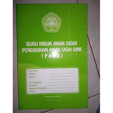 Jual Buku Induk Anak Didik Pendidikan Anak Usia Dini Paut Shopee Indonesia