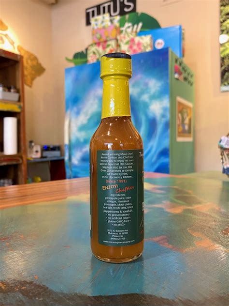 Volcano Spice Pineapple Hot Sauce Tutu S Pantry