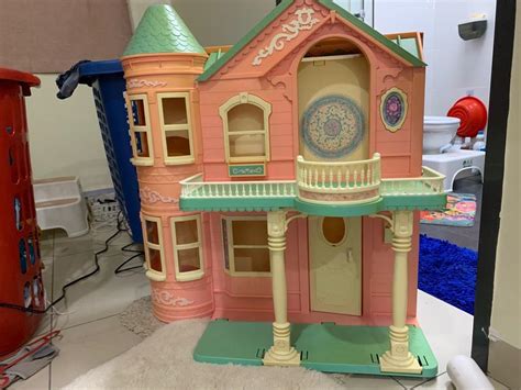 Dollhouse Giant Barbie Doll Size Toy House Play House Vintage Hobbies