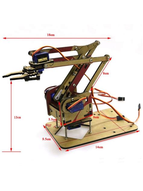 Набор акриловый захват Robot Arm (4DOF) купить в москве