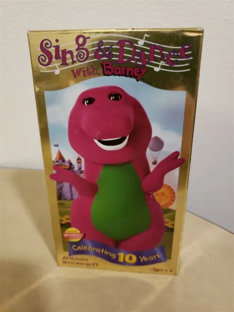 Barney Sing And Dance With Barney Vhs 1998 £749 Picclick Uk