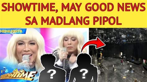 ITS SHOWTIME MAY GOOD NEWS SA MADLANG PIPOL NEW STUDIO IPAPASILIP NA