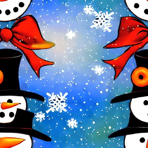 Frosty The Snowman Digital Paper Creative Fabrica