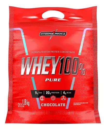 Whey Protein Integral M Dica Pure Refil G Frete Gr Tis