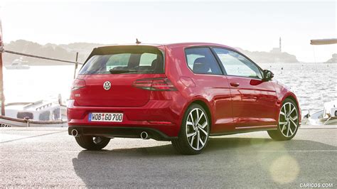 Volkswagen Golf Gti Facelift Rear Three Quarter Caricos