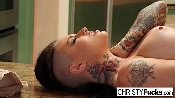 Hot Christy Mack Plays With Her Amazing Tits And Wet Pussy On The Kitchen Counter XVIDEOS