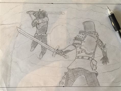 How To Draw Anime Sword Fight Scene