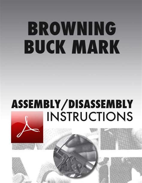 Browning Buck Mark Assemblydisassembly Instructions Download