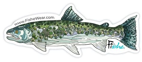 Fishe Steel My Heart Stickers Custom Fly Rod Crafters