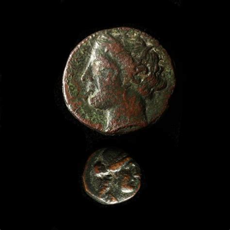 Two Ancient Greek Bronze Coins (Lot 3101 - The November Coin AuctionNov ...