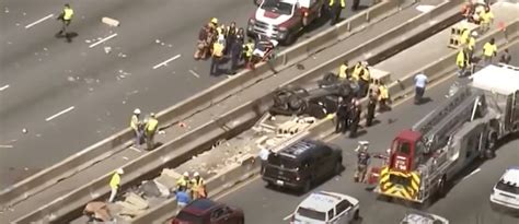 Car Flips Into Highway Work Zone Kills 6 Near Baltimore The Daily Caller