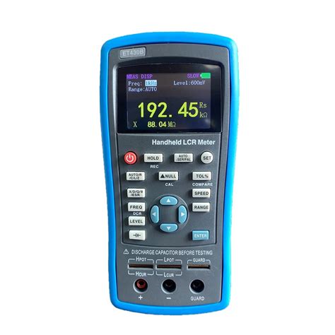 Lcr Meter Et B Khz Digital Usb Portable Handheld Lcr Meter