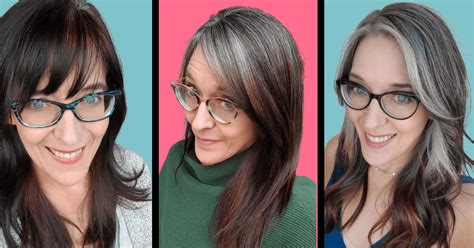 Alison's Transition from Henna to Naturally Silver Hair