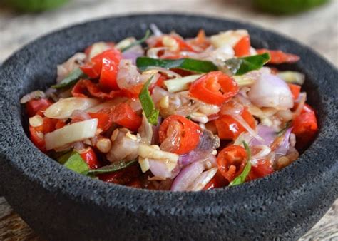 resep sambal matah  ayam suwir praktis  sederhana