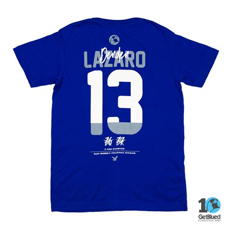 Getblued Ateneo Volleyball Champion Series Denden Lazaro Shirt