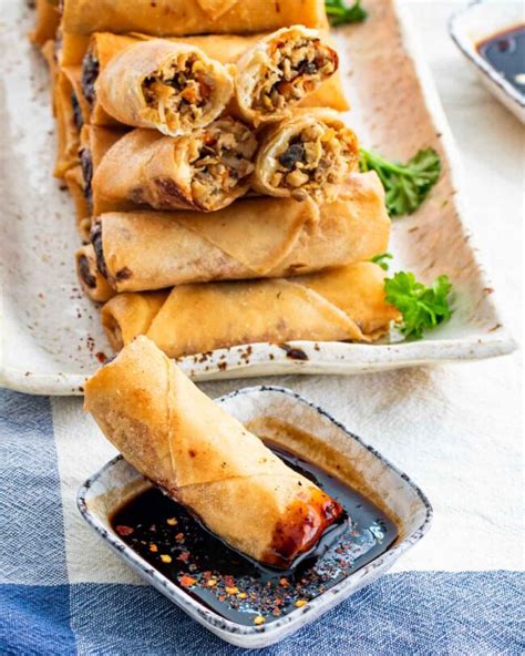 Spring Roll Recipe Craving Home Cooked