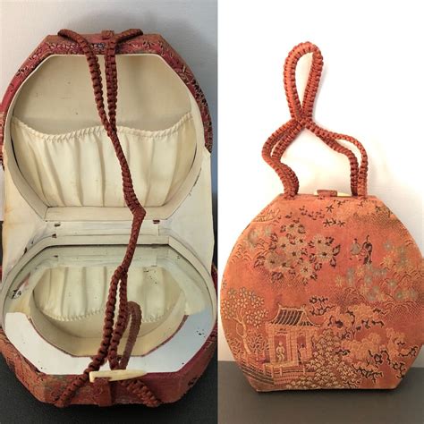 Art Deco Chinese Silk Pursevintage Handbagantique Etsy