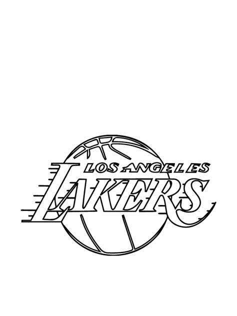Lakers Coloring Pages
