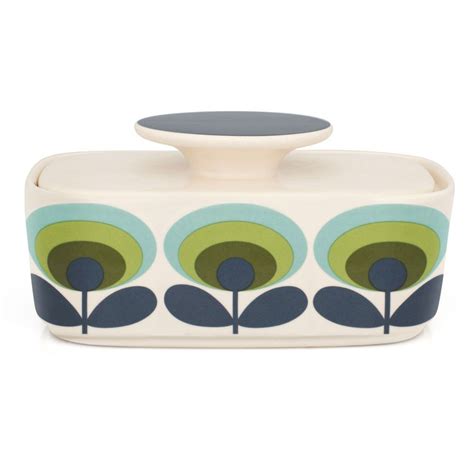 Orla Kiely Butter Dish 70s Flower Butter Dish Orla Kiely Hurn And Hurn