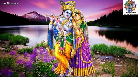 radha krishna landscape wallpaper
