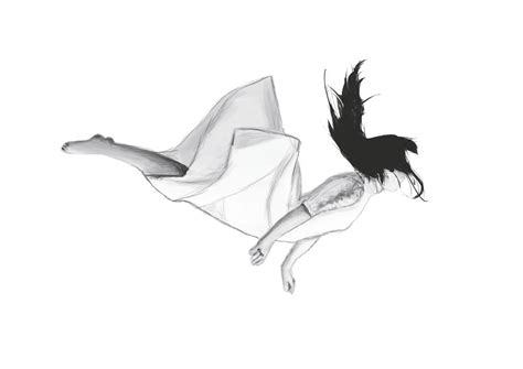 Digital Drawing - Into The Free Fall - DEMORIE