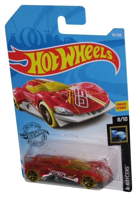 Hot Wheels X Raycers 8 10 2018 Red Crescendo Toy Car 59 250 Walmart
