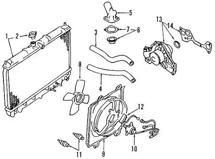 Mitsubishi MD972903, Engine Coolant Thermostat, Thermostats - Amazon Canada