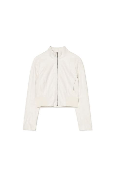 Geacă din imitație de piele Culoare nude CROPP 099CU 02X