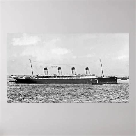 Rms Olympic Broadside View Poster Zazzle