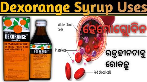 Dexorange Syrup details use and benefits in odia reviews ll ରକ୍ତହୀନତାକୁ ...