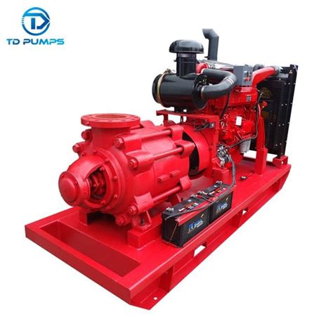 China Electric Driven 250 Hp High Flow Horizontal Centrifugal Manufacture Set Diesel Engine Fire