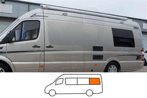 Vw Crafter Lwbxlwb Ns Rear Fixed Window In Privacy Tint Vanpimps