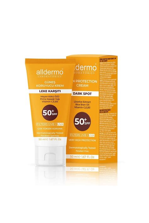 Alldermo Gunes Kremı Leke Karsıtı Spf 50+ 50 Ml Fiyatı, Yorumları ...