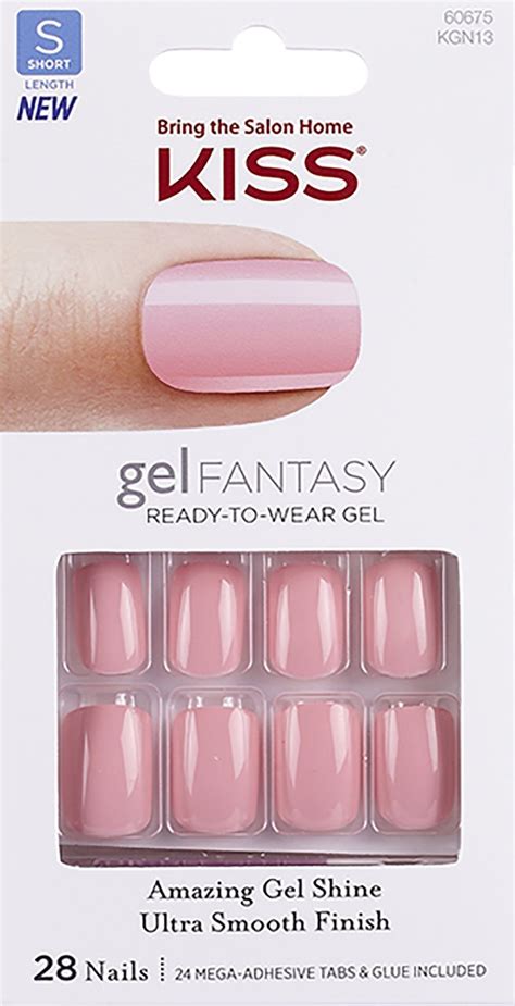 Amazon New Kiss Salon Acrylic Nude Nails Cashmere Kan Medium Length Beauty